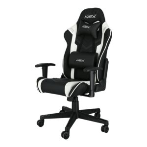 GAMING CHAIR NEX DXRACER BLK&WHT (L) GAMING CHAIR NEX DXRACER BLK&WHT (L)